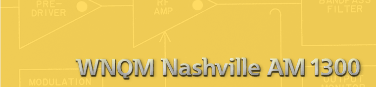 WNQM 1300AM, Nashville, Tennessee, USA